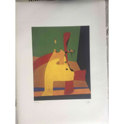 Joan Miro Lithografie off set 56x76 cm gecertificeerd