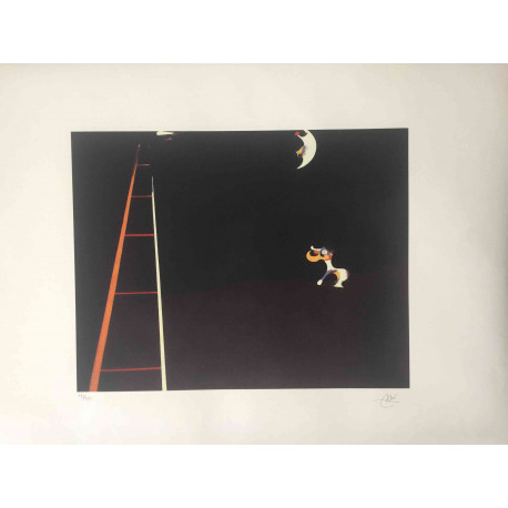 Litografická súprava Joan Miro certifikovaná 56x76 cm