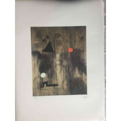 Litografická ofsetová souprava Joan Miro 56x76 cm certifikovaná