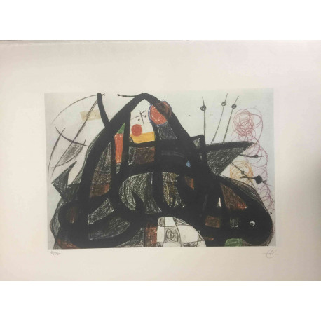 Joan Miro Litografia offsetowa 56x76 cm certyfikowana