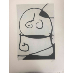 Joan Miro Lithograph off set 56x76 cm certified