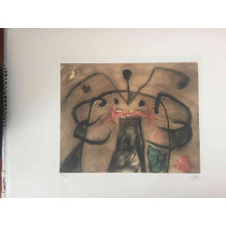 Joan Miro 56x76 cm-ko ziurtagiria