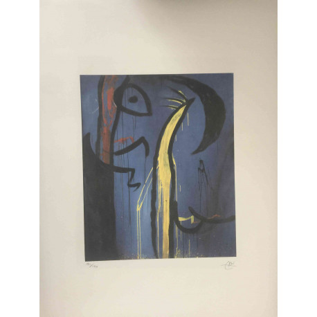 Joan Miro  Litografia off set cm 56x76  certificata