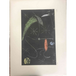 Joan Miro Lithografie off set 56x76 cm gecertificeerd