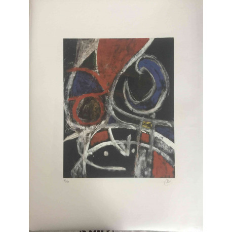 Joan Miro Lithograph off set 56x76 cm certified