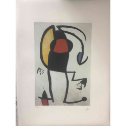 Joan Miró Litografía off set 56x76 cm certificada