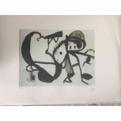 Joan Miro Lithographie hors set 56x76 cm certifiée