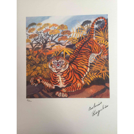 Setul de litografie Antonio Ligabue 50x70 cm