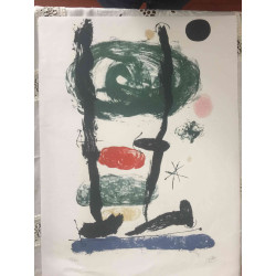 Joan Miro Lithografie off set 56x76 cm gecertificeerd