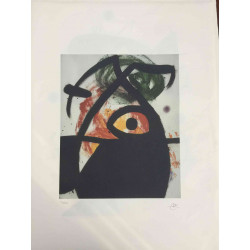 Joan Miro Lithograph off set 56x76 cm certified