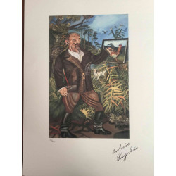 Antonio Ligabue lithographie hors set 50x70 cm