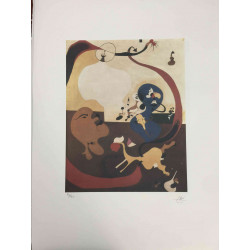 Joan Miro Lithografie off set 56x76 cm gecertificeerd
