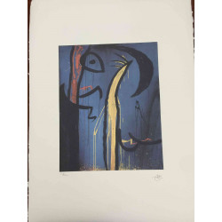 Litografická súprava Joan Miro certifikovaná 56x76 cm