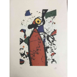 Joan Miro  Litografia off set cm 56x76  certificata