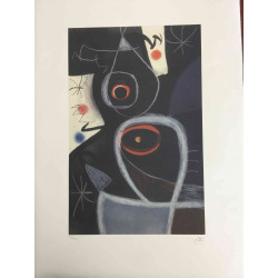 Conjunt de litografia de Joan Miró 56x76 cm certificat