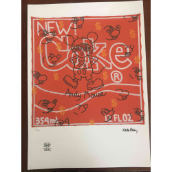 Keith Haring Litografia off set cm 50x70  certificata