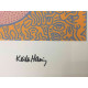 Keith Haring Lithographie hors set 50x70 cm certifiée