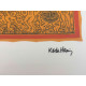 Keith Haring Litografia off set 50x70 cm certificat
