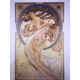 Alphonse Mucha litografia off set cm 50x70