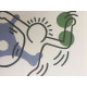 Keith Haring Litografia off set 50x70 cm certificat