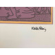 Keith Haring Litografia off set 50x70 cm certificat