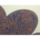 Keith Haring Litografia off set 50x70 cm certificat