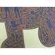 Keith Haring Litografia off set 50x70 cm certificat