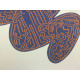 Keith Haring Litografia off set 50x70 cm certificat