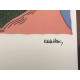 Keith Haring Lithographie Offset 50x70 cm zertifiziert
