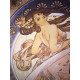 Alphonse Mucha litografia off set cm 50x70