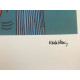 Keith Haring Litografia off set cm 50x70  certificata