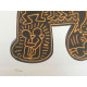 Keith Haring Lithografie off set 50x70 cm gecertificeerd