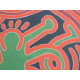 Keith Haring Litografía off set 50x70 cm certificada