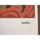 Keith Haring Litografía off set 50x70 cm certificada