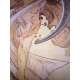 Alphonse Mucha litografia off set cm 50x70