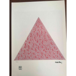 Litografická sada Keith Haring s certifikací 50x70 cm
