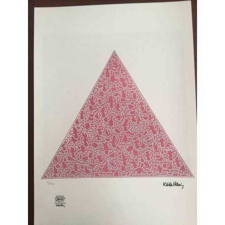 Litografická sada Keith Haring s certifikací 50x70 cm
