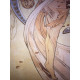 Alphonse Mucha litografia off set cm 50x70