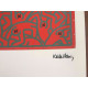 Set de litografia Keith Haring 50x70 cm certificat