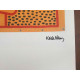 Keith Haring 50x70 cm-ko litografia-sorta ziurtatua