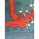 Keith Haring Litografia offsetowa z certyfikatem 50x70 cm