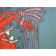 Keith Haring Litografia offsetowa z certyfikatem 50x70 cm