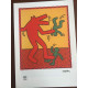 Litografická sada Keith Haring s certifikací 50x70 cm