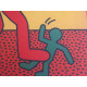 Litografická sada Keith Haring s certifikací 50x70 cm