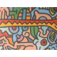 Keith Haring Litografia off set 50x70 cm certificat