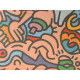 Keith Haring Litografia off set 50x70 cm certificat
