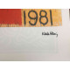 Keith Haring Lithograph off set 50x70 cm certified