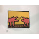 Litografická súprava Keith Haring certifikovaná 50x70 cm