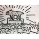 Keith Haring Lithograph off set 50x70 cm certified