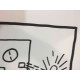 Keith Haring Litografia off set 50x70 cm certificat